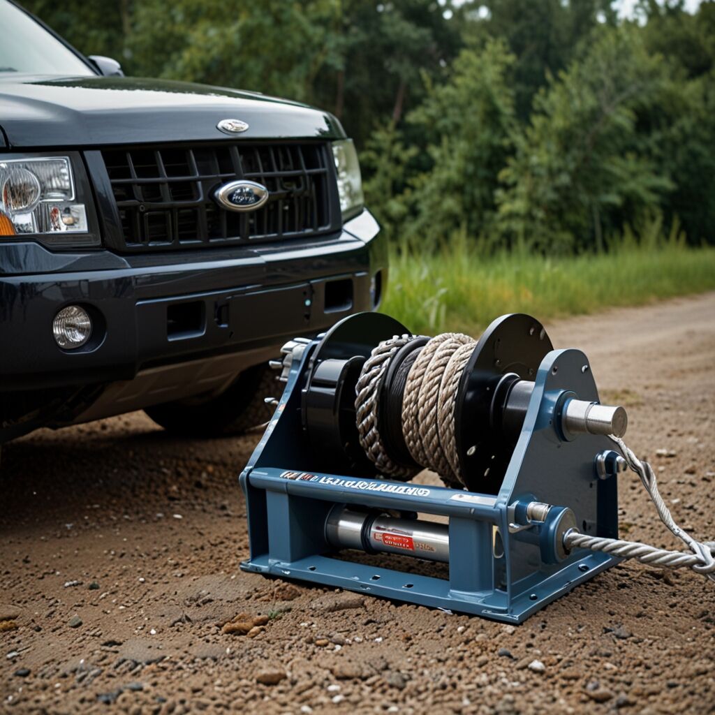 Great winch for boat recovery