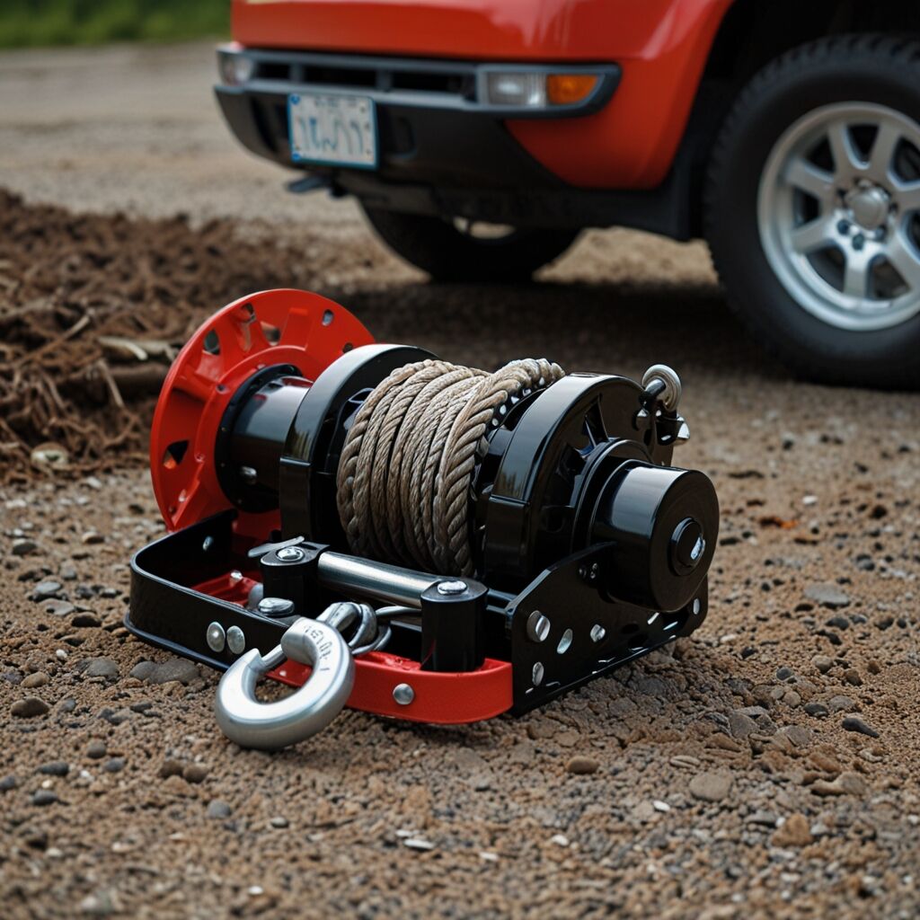 Gas winch performance in challenging terrain