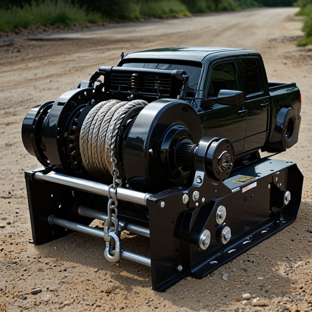 Compact housing protects winch internals