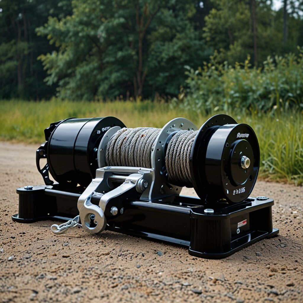 Electric winch with remote control
