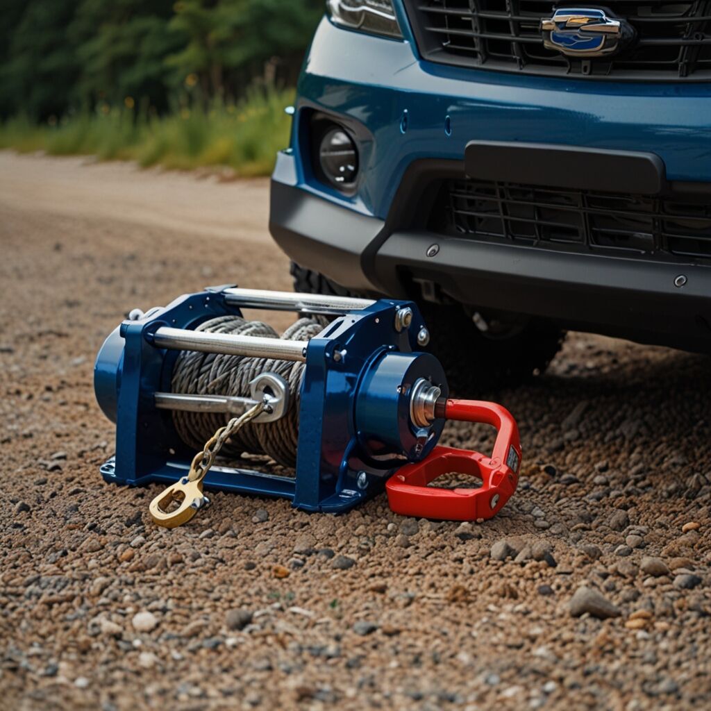 Efficient winching in remote location