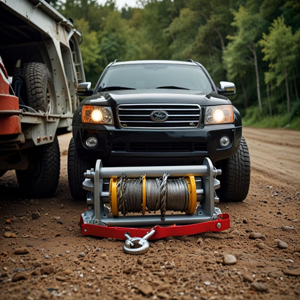 Maintenance checklist for heavy-duty winches in use.
